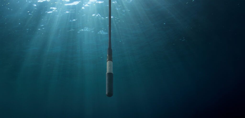 HBK hidrofon Type 8106 pod vodom.